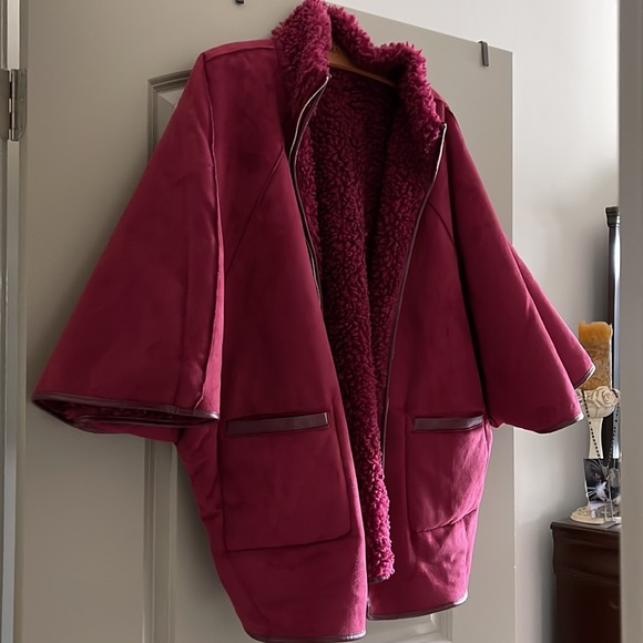 Laurier & Co reversible jacket/cape size M NWT - Picture 3 of 8